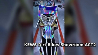KEWS ダートバイク ショールーム ACT2
