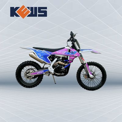 Kews 4ストロークのモトクロス300CC 4の打撃の土のバイクの青いステッカーのトレール バイク