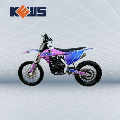 Kews 4ストロークのモトクロス300CC 4の打撃の土のバイクの青いステッカーのトレール バイク